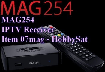 Receiver and Remote - Mag254 IPTV SET TOP BOX receiver Receiver and Remote - Mag254 IPTV SET TOP BOX receiver